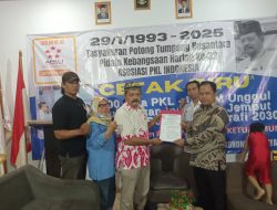 Ketua DPD APKLI Perjuangan Kota Serang Resmi Terima SK Kepengurusan, Siap Perjuangkan Hak PKL