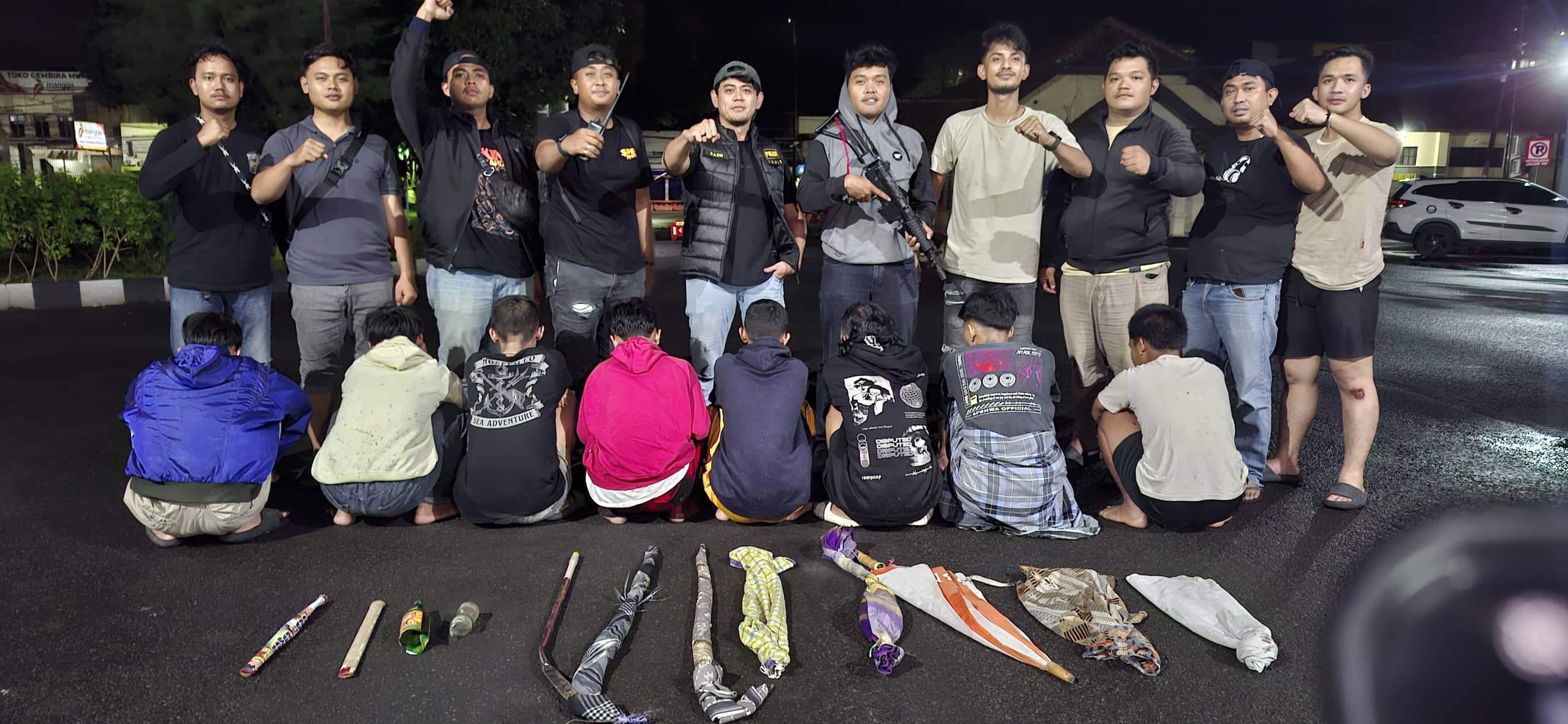 Delapan Remaja Diamankan dalam Tawuran di Sempu Saroja Saat Bulan Ramadan