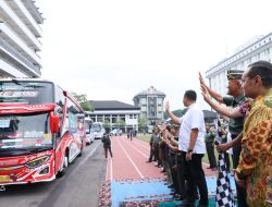Lepas Ribuan Pemudik, TNI AD Lestarikan Tradisi Mudik Bersama Mabesad