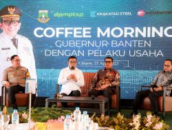 Gubernur Banten Andra Soni Bersama Satgas Percepatan Investasi Provinsi Banten Gelar Dialog Dengan Pengelola Kawasan Industri dan Pengusaha di Kota Cilegon