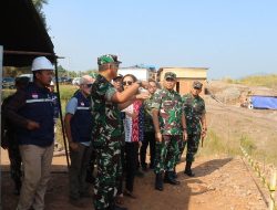 Wakasad Tinjau Pembangunan Yon TP 841/Sulangkar di Bojonegara