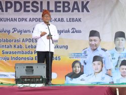 Gubernur Banten Andra Soni Hadiri Pelantikan DPC APDESI Lebak Periode 2025-2030