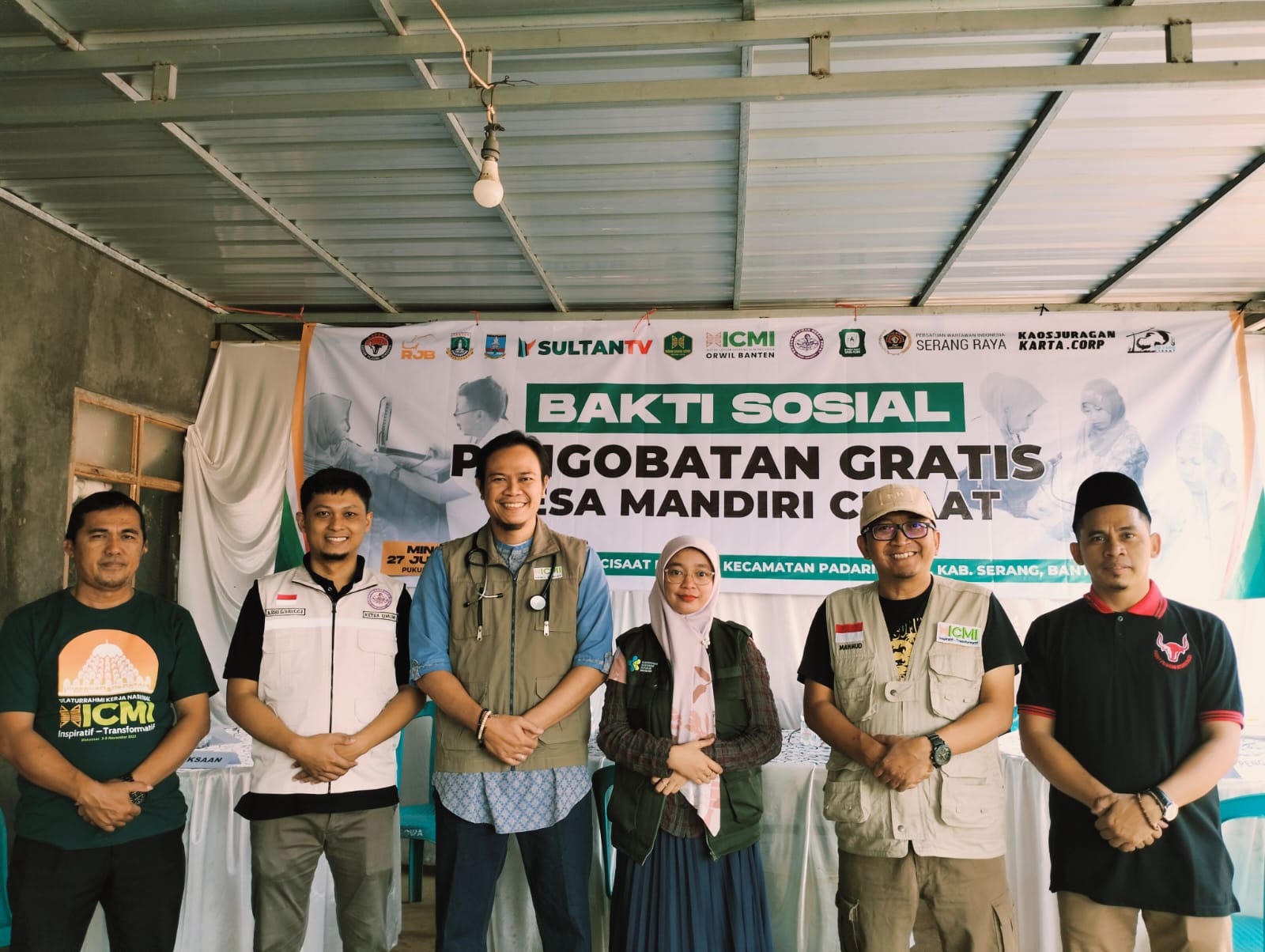 ICMI Orwil Banten dan Bapeksi Gelar Pengobatan Gratis, Ratusan Warga Serang Antusias Ikuti*