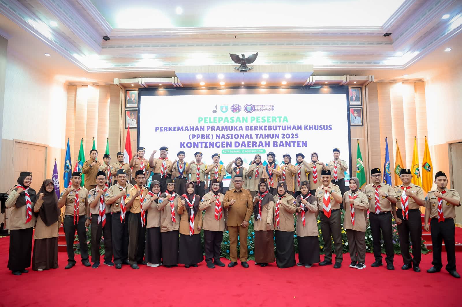 Lepas Kontingen PPBKN 2025, Gubernur Banten Andra Soni: Semua Anak Istimewa, Bawa Nama Baik Daerah