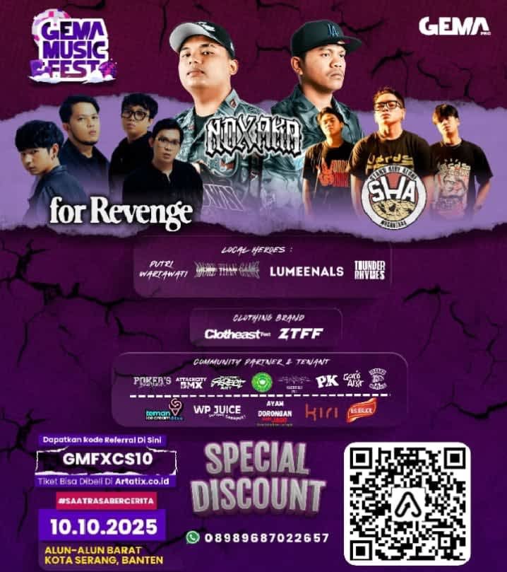 Gema Music Fest 2025: Energi, Kreativitas, dan Kolaborasi Anak Muda Banten
