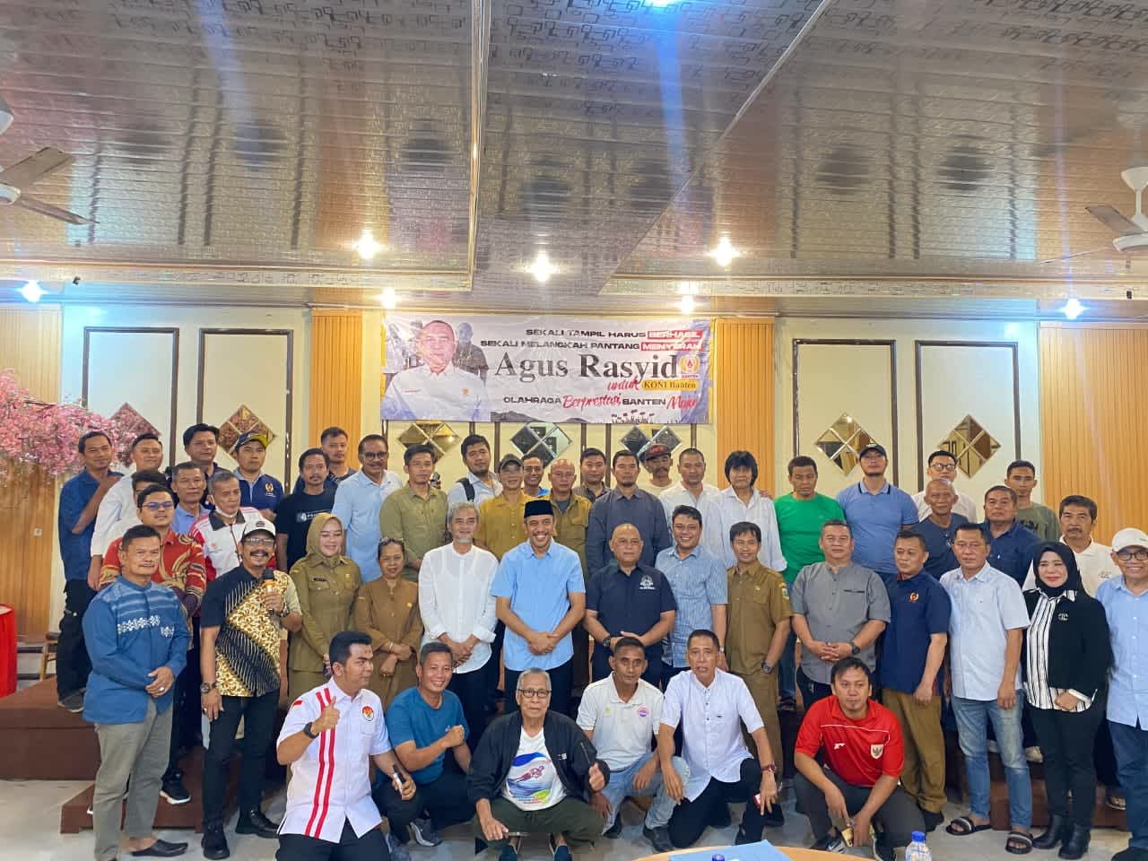 KONTESTASI KETUA KONI BANTEN AGUS RASYID JEMPUT KEMENANGAN