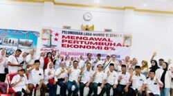 Dicoblos Bambu Runcing Logo MUNAS VI APKLI-P Diluncurkan, Dorong Pertumbuhan Ekonomi 8% dan Penguatan UMKM Nasional
