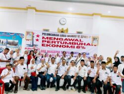 Dicoblos Bambu Runcing Logo MUNAS VI APKLI-P Diluncurkan, Dorong Pertumbuhan Ekonomi 8% dan Penguatan UMKM Nasional